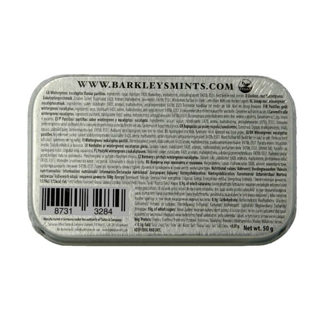 Classic mints wintergreen 50 Gram