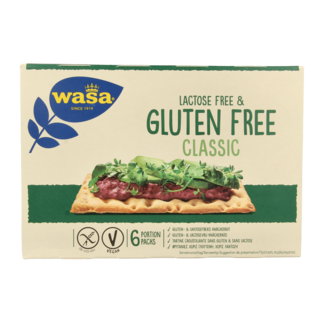 Wasa Knackebrod classic sin gluten 6 x 40 gramos 240 gramos