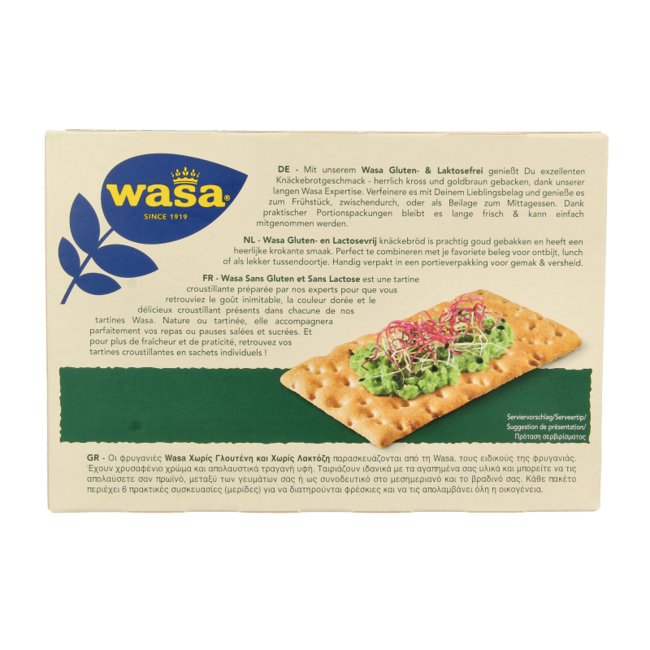 Knackebrod classic sin gluten 6 x 40 gramos 240 gramos