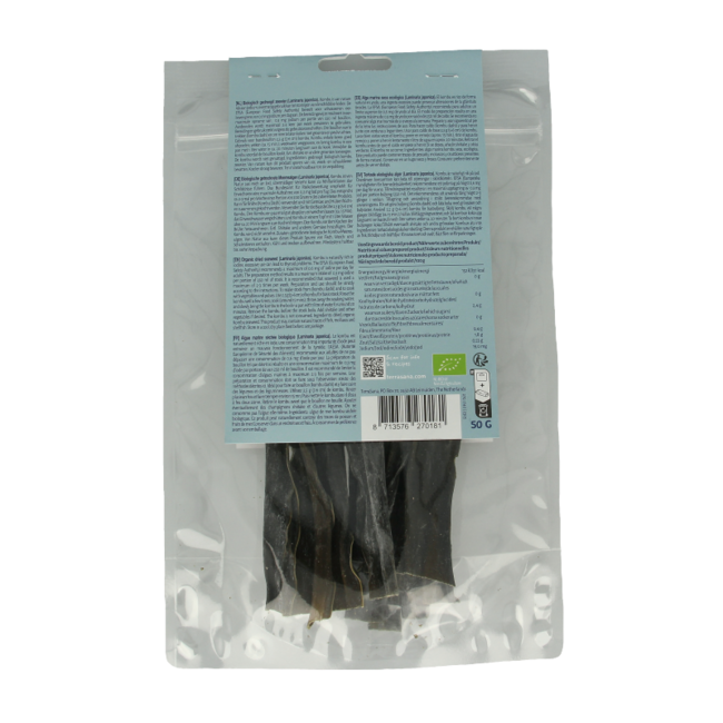 TerraSana Kombu bio 50 gramos