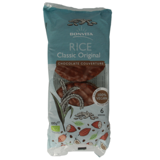 Bonritzz Organic Milk Chocolate Rice Cakes 100g
