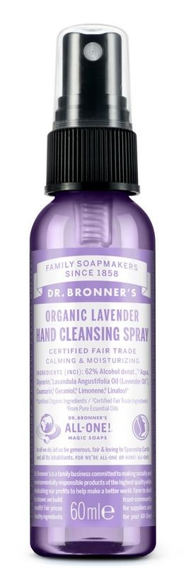 Spray Igienizzante Mani Lavanda Dr. Bronner's 60ml