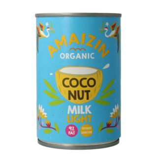 Amaizin Lait de coco léger bio 400 ml
