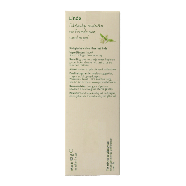 Té de flor de tilo eco bio 20 bolsitas
