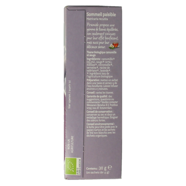 Infusion Bonne Nuit bio 20 sachets