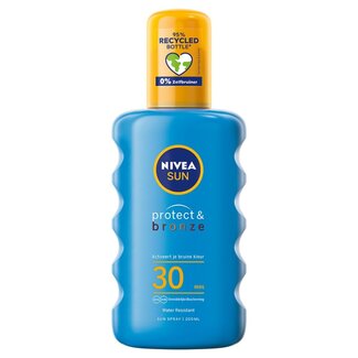 Nivea Nivea Sun Protect & Bronze Schutzspray LSF 30 200 Milliliter