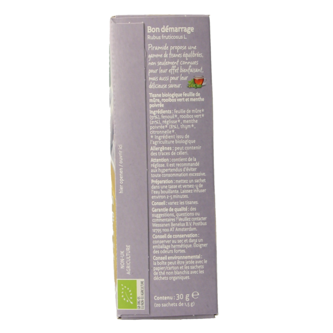 Fresh Start Tea Organic 20 Bags