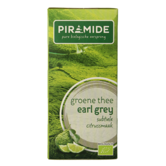 Piramide Té verde y earl grey ecológico bio 20 bolsitas