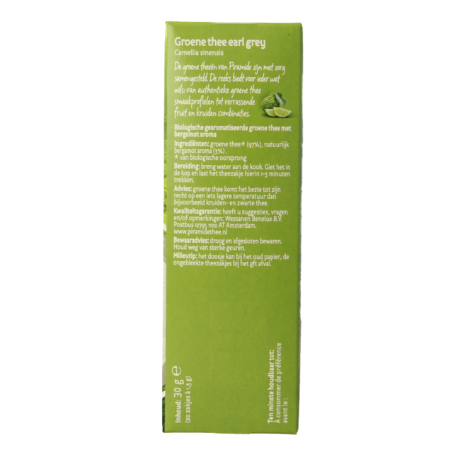 Grüner Tee & Earl Grey Öko Bio 20 Beutel