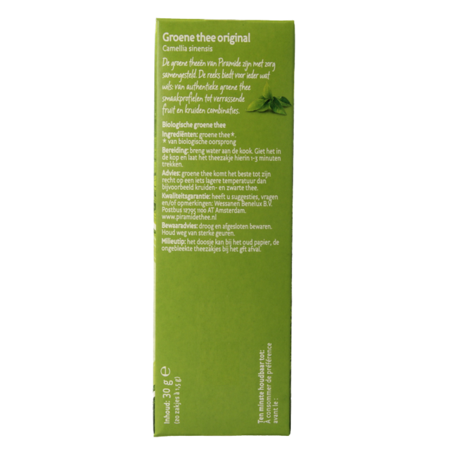 Té verde eko original bio 20 bolsitas