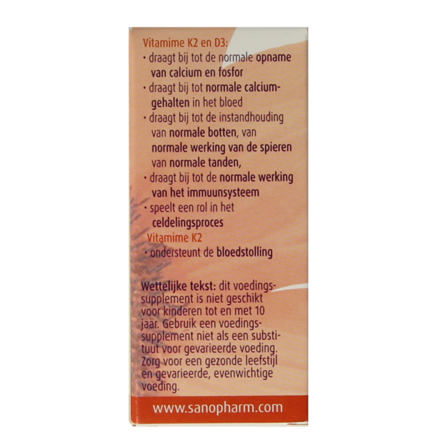 Vitamina K2 D3 emulsan 10 Millilitri