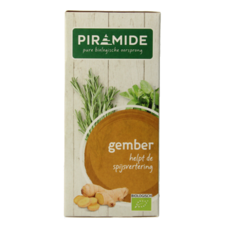 Piramide Té de jengibre eco bio 20 bolsitas