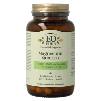Essential Organics Magnesium quattro puur 60 Cápsulas vegetarianas