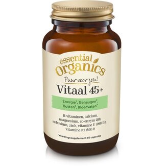 Essential Organics Vitaal 45+ puur 60 Vegetarische capsules