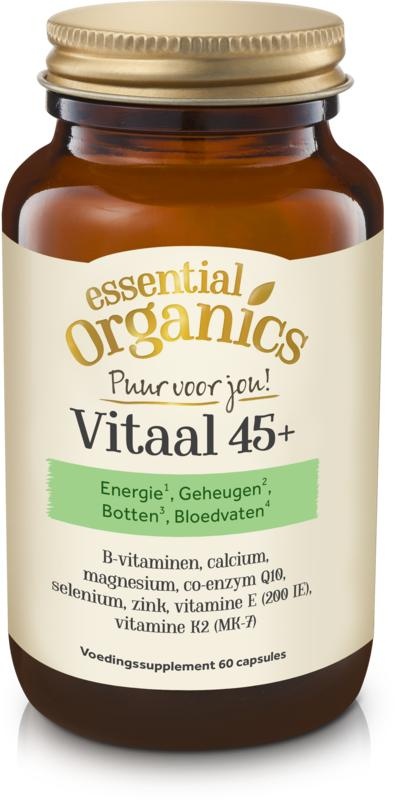 Essential Organics Vitaal 45+ puur 60 Vegetarische capsules