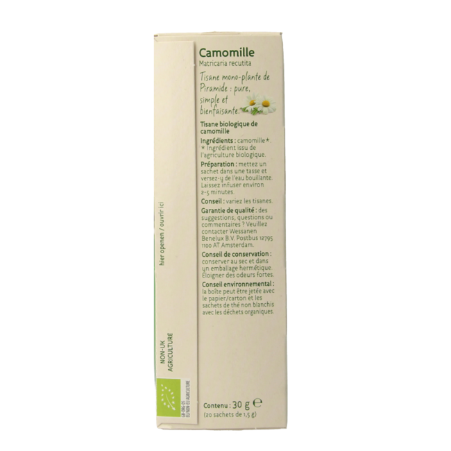 Chamomile tea eco bio 20 Bags