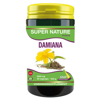 SNP Extracto de damiana 2500 mg puro 30 cápsulas vegetales