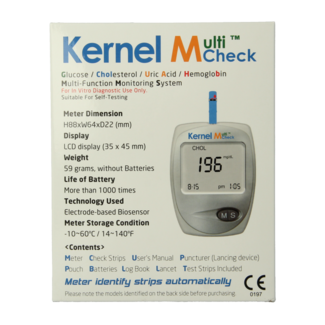 Testjezelf.nu Medidor Testjezelf.nu Multicheck plus HB Glucosa Colesterol 1 unidad