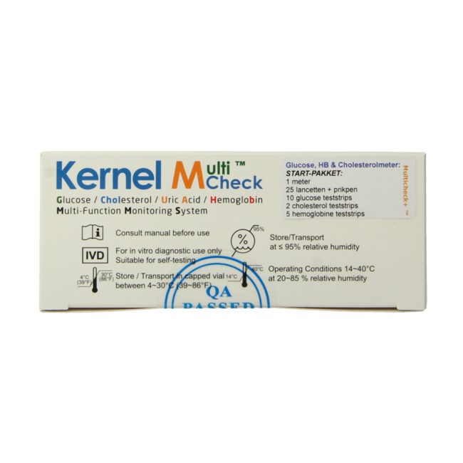 Medidor Testjezelf.nu Multicheck plus HB Glucosa Colesterol 1 unidad