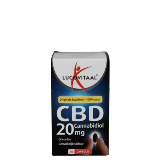 Lucovitaal Lucovitaal Cannabidiol CBD 20 mg 30 capsules