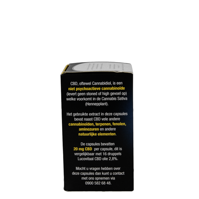 Lucovitaal Cannabidiolo CBD 20mg 30 Capsule
