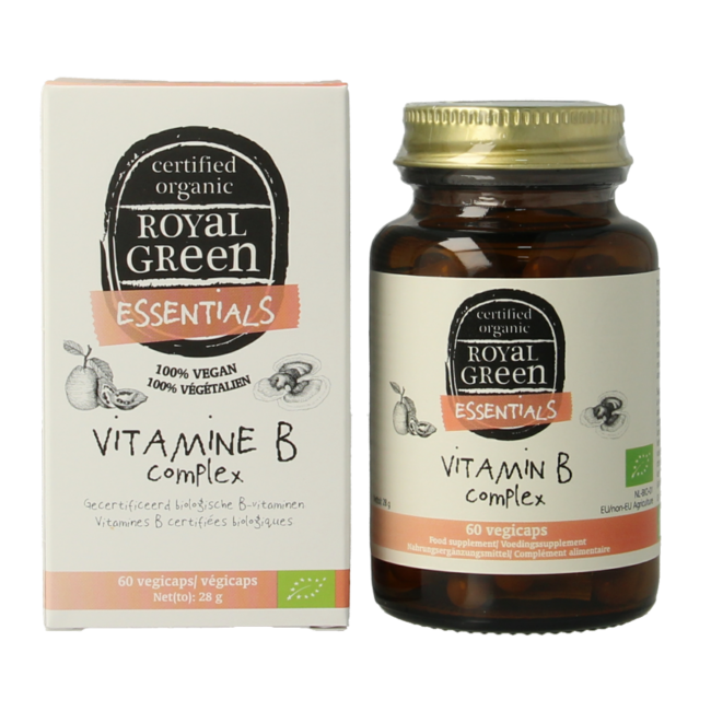 Royal Green Vitamina B complex bio 60 cápsulas vegetarianas