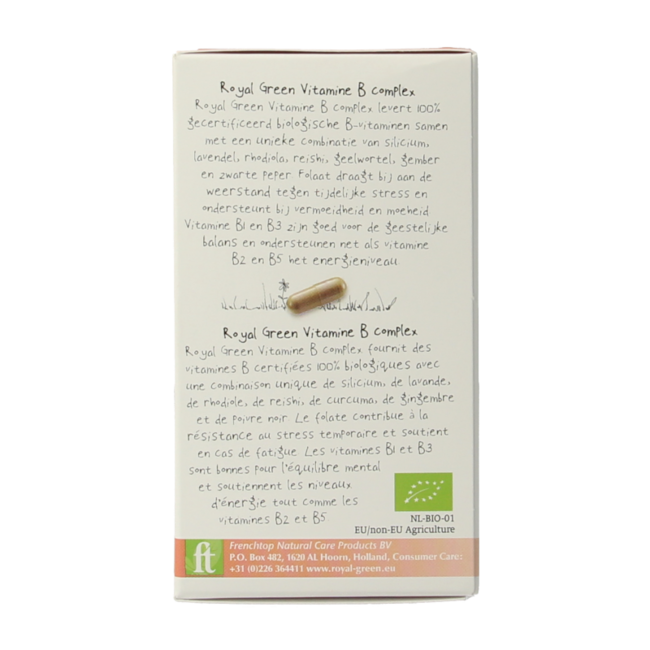 Royal Green Vitamina B complex bio 60 cápsulas vegetarianas