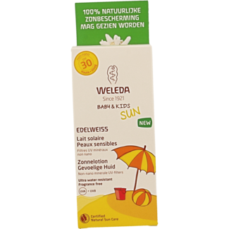 Weleda Weleda Lozione Solare Edelweiss per Pelli Sensibili SPF30 150 Millilitri