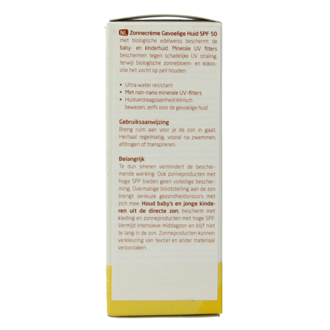 Weleda Edelweiss sun cream sensitive skin SPF50 50 Millilitres
