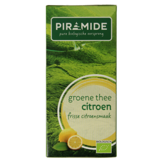 Piramide Té verde con limón ecológico bio 20 bolsitas