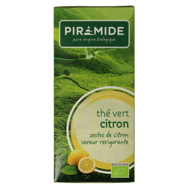 Grüner Tee mit Zitrone Öko Bio 20 Beutel