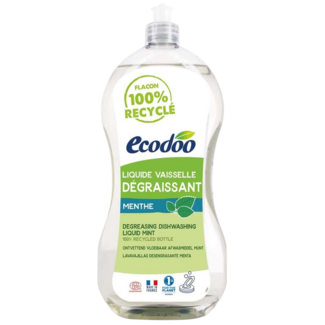 Ecodoo Ecodoo Afwasmiddel vloeibaar ontvettend munt bio 1 Liter