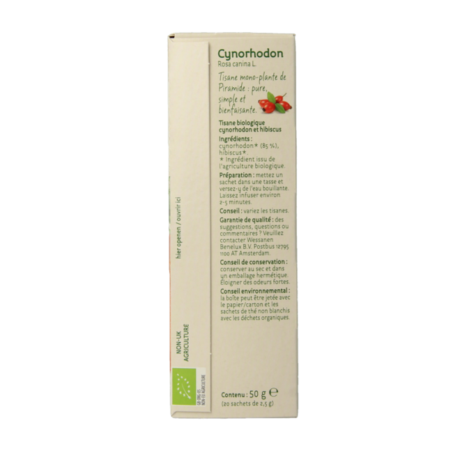 Té de escaramujo ecológico bio 20 bolsitas