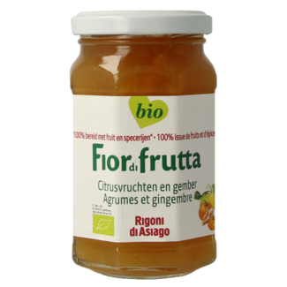 Fiordifrutta Mermelada de cítricos y jengibre bio 260 gramos