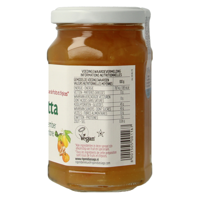 Mermelada de cítricos y jengibre bio 260 gramos