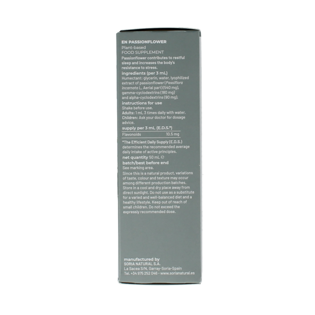 Soria Natural Passiflora incarnata extract 50 mililitros