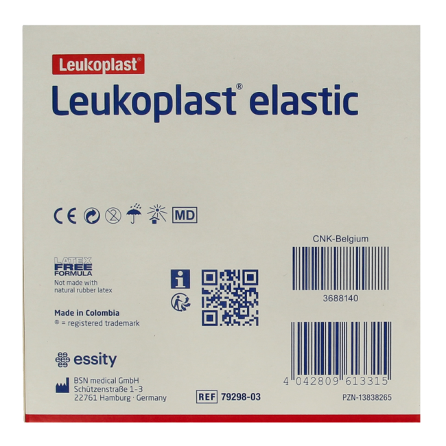 Leukoplast Elastic wondsnelverband 5m x 4cm 1 Stuks