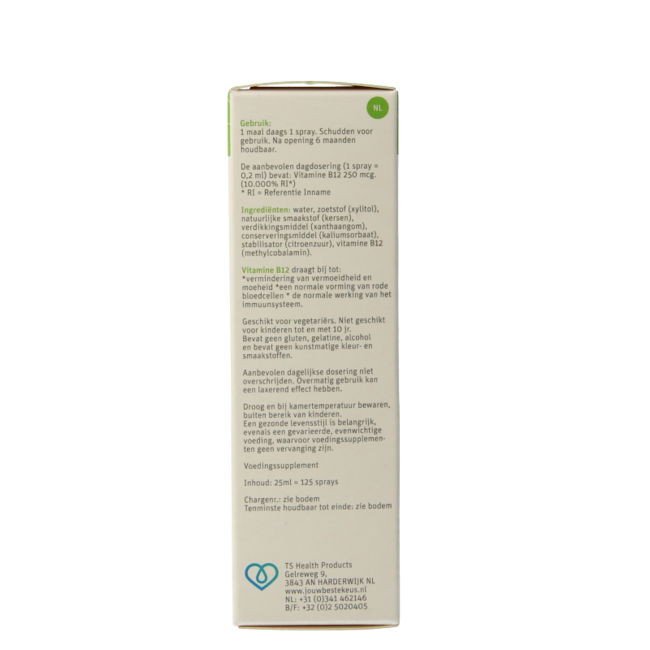 TS Choice Vitaminespray vitamina B12 25 mililitros