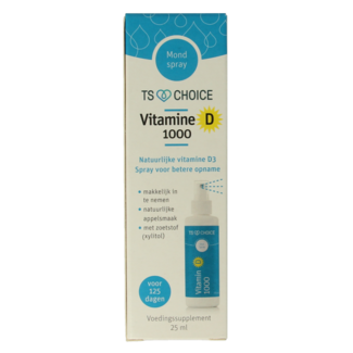 TS Choice TS Choice Vitaminespray vitamina D 1000 25 mililitros