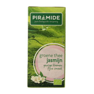 Piramide Thé vert et jasmin bio 20 sachets