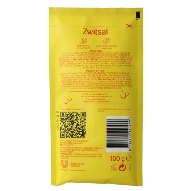 Recambio de polvos talco 100 g