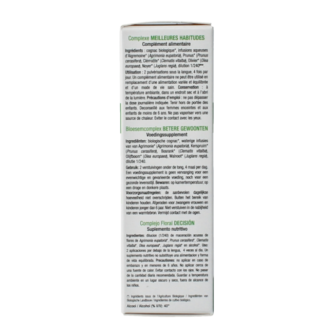 Spray bio migliori abitudini 20 Millilitri