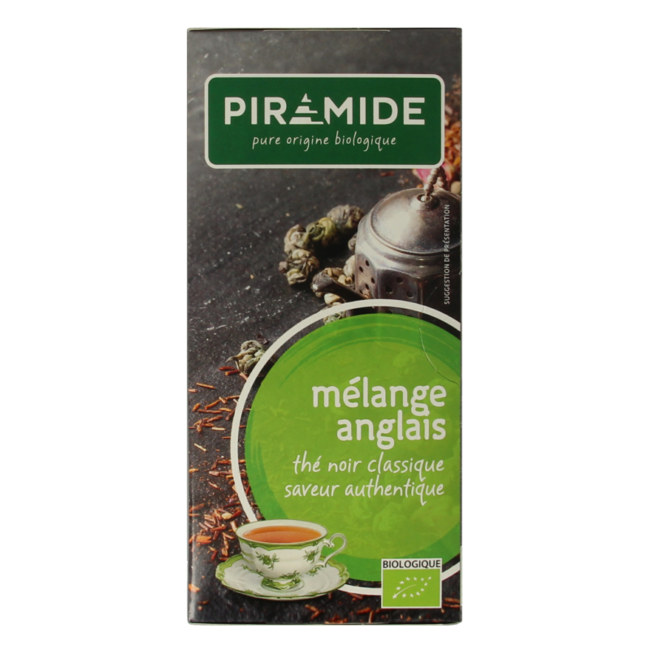 Piramide Té English Breakfast ecológico bio 20 bolsitas