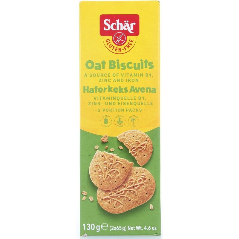Schar Galletas de avena sin gluten 130 gramos