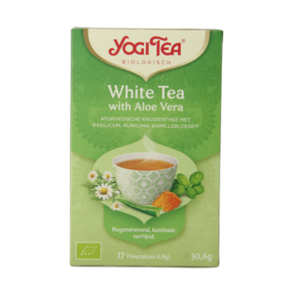Yogi Tea White tea with aloe vera organic 17 bags