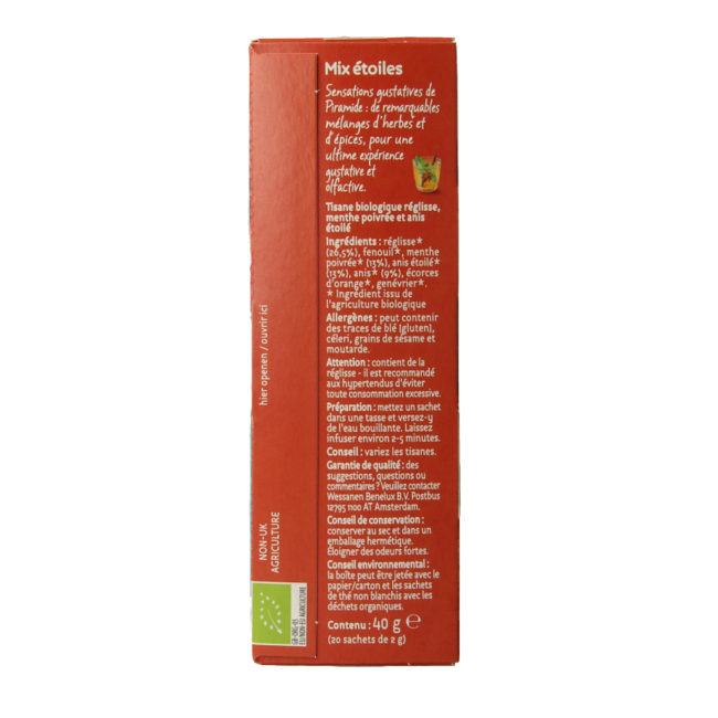 Organic star mix tea 20 bags