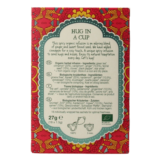 Hug in a Cup Organic 18 Tea Bags