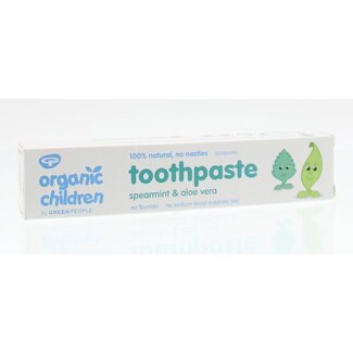Green People Green People Toothpaste spearmint & aloe vera 50 Millilitre
