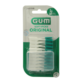 GUM Palillos interdentales GUM Soft Picks Original Large, 50 unidades