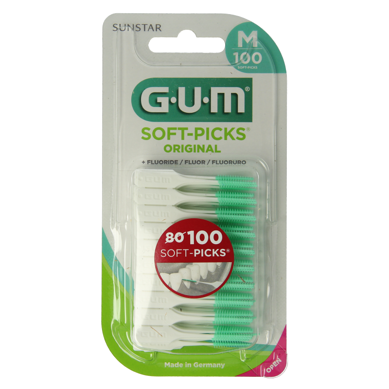 GUM Soft picks original medium 100 unidades